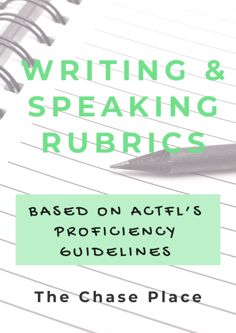 Writing & Speaking rubrics